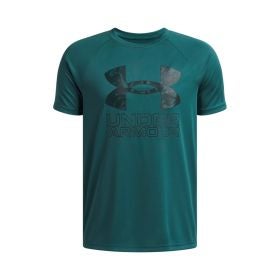 Under Armour Boys' Tech Hybrid Print Short Sleeve T-Shirt