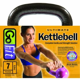 Go Fit 7lb Vinyl Kettlebell