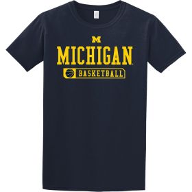 Michigan Basketball Outline Tee