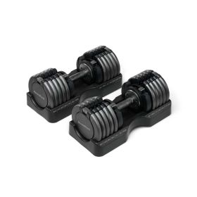 NordicTrack Set of Two 55 lb. Adjustable Dumbbells
