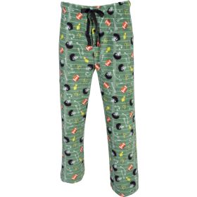 Canyon Creek Men's Football Field Game Day Print Plush Fleece Lounge Pants