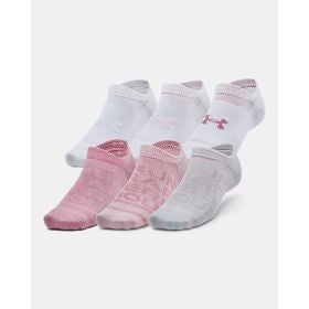 Under Armour Women's Essential 6-Pack No-Show Socks