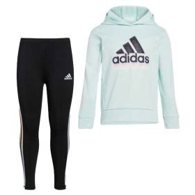 adidas Girls' Pullover Tight Set