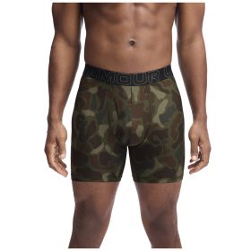 Under Armour Men's 6" Marine Neon Camo Boxers