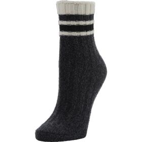 Fireside Women's Fireside Cozy Crew Socks 1 Pair - Black Stripe