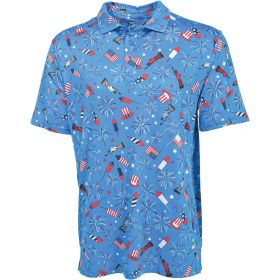 Aeroline Men's Short Sleeve Americana Polo