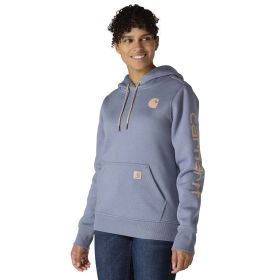 Carhartt Women's Relaxed Fit Midweight Logo Sleeve Graphic Sweatshirt