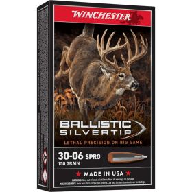 Winchester Ballistic Silvertip 30-06 Springfield 150-Grain Rifle Ammunition