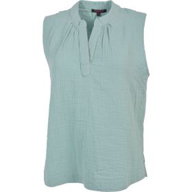 Canyon Creek Women's Gauze Split Neck Tank Top