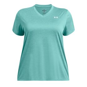 Under Armour Women's Plus Size Tech Twist V-Neck Short Sleeve