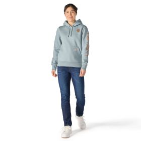 Carhartt Women's Clarksburg Logo Graphic Fleece Hoodie