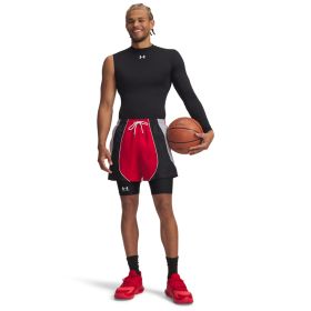 Under Armour Men's HeatGear Asymmetrical Compression Long Sleeve Top