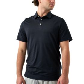 Burlebo Men's Black Performance Polo