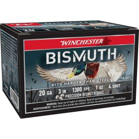 Winchester 20 Gauge 3" Bismuth Waterfowl Shotshells