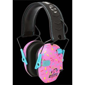 Walker's Razor Slim Electronic Ear Muffs - Pink Sprinkles