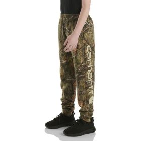 Carhartt Boys' Elastic Waistband Fleece Camo Logo Sweatpants