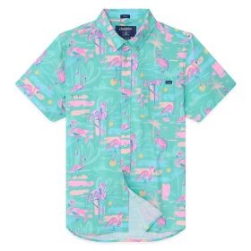 Chubbies Men's Single & Ready To Flamingle Performance Friday Shirt