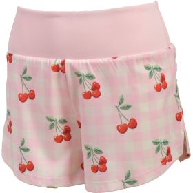 Liv Active Women's Cruise Cherry Gingham 2" Inseam Running Short