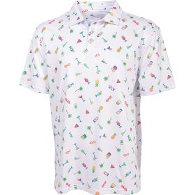 Aeroline Men's Short Sleeve Drink Polo