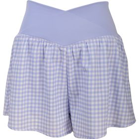 Ebb & Flow Women's Baby Lavendar Crossover Flowy Short