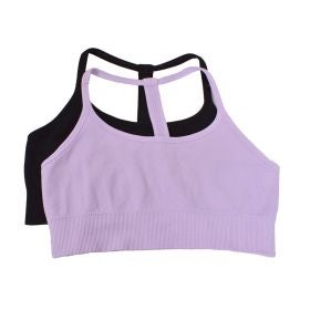 90 Degree Girls' 2Pack Seamless Bra Top
