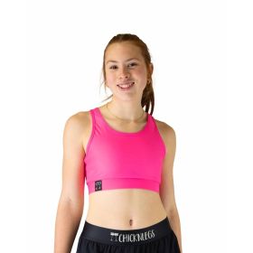Chicknlegs Women's Neon Pink OG Sports Bra