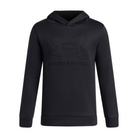 Under Armour Boys' UA Armour Fleece Big Logo Embossed Hoodie