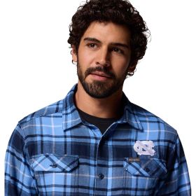 Columbia Men's UNC Flare Gun Flannel Button Down Shirt