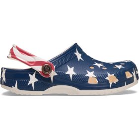 Crocs Kids' Classic American Flag Clog