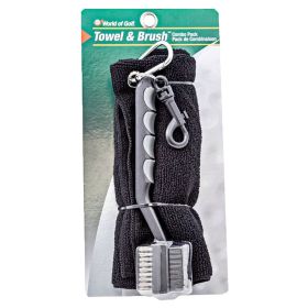 Golf Gifts Combo Microfiber Towel and Brush