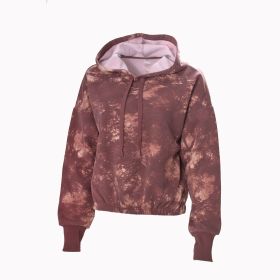 Harmony & Blnce Women's Print Brushed Fleece Pullover Hoodie