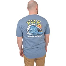 Reef Men's Logo Wave Beach Short Sleeve Tee