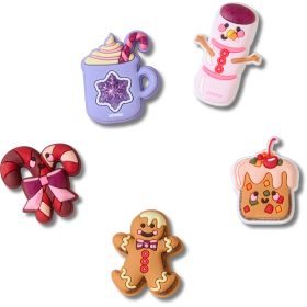 Jibbitz Cute Winter Foods 5 Pack Charms