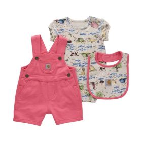 Carhartt Infant Girl's Short Sleeve Pocket Bodysuit