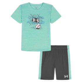 Under Armour Boys' Turquoise Tech Breaking Baseball Set