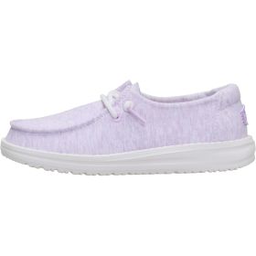 HeyDude Girls' Wendy Stretch Jersey Slip-On Shoe
