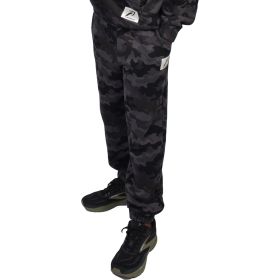 Powerflex Men's Tall Woodlands John Camo Printed Fleece Oversized Jogger