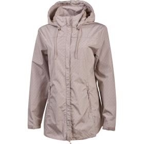 Liv Outdoor Women's Batik Geo Print Savannah Fleece-Lined Rain Shell Jacket