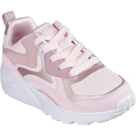 Skechers Girls' Uno Lite Metallic Blast Preschool Sneakers
