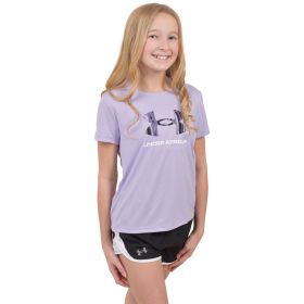 Under Armour Girls' Tech Print Fill Graphic Short Sleeve T-Shirt