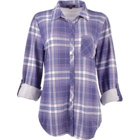 Canyon Creek Women's Plaid Roll-Tab Sleeve Shirt