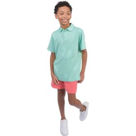 Aeroline Boys' Heathered Polo