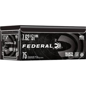 Federal Black Pack 762x51 150 Grain FMJ Ammo