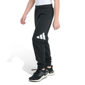 adidas Boy's Youth Elastic Waistband Essential Fleece Big Logo Pant