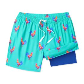 Chubbies Men's Cockadoodle Doozies 5.5" Classic Lined Swim Trunks