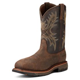 Ariat Men's WorkHog Wide Square Toe Waterproof Composite Work Boot