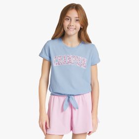 Champion Girls' Tie-Front Graphic Tee