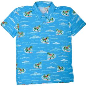 Aeroline Men's Blue Dino Shirt