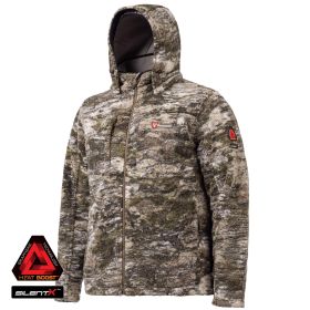 Huntworth Men's Heat Boost Heavyweight Bonded Berber Fleece Hunting Jacket                dproof (Tarnen )