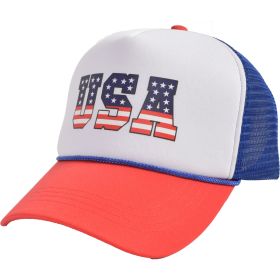 Canyon Creek USA Red, White and Blue Americana Rope Trucker Hat